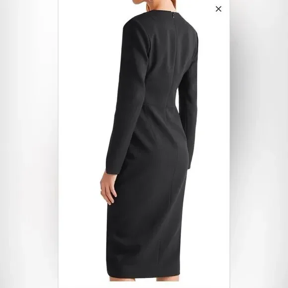 NEW Protagonist Elegant Black midi Dress  size 2 - Picture 5 of 14